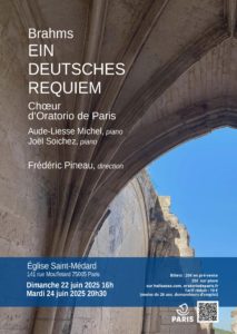 Concert Brahms - juin 2025