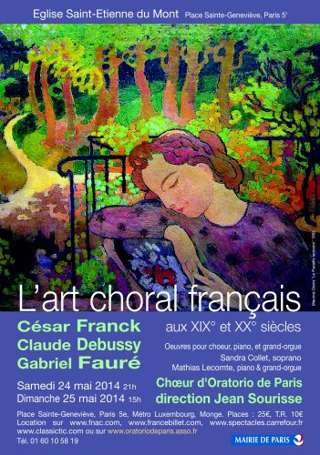 Concert art choral français - 2014